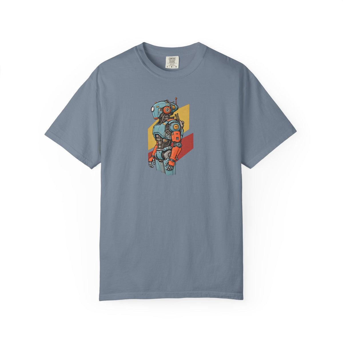 Retro Robot T-Shirt — Vintage Space Mech Graphic Tee