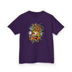 Kids T-Shirt — Colorful Cartoon Monster Face Graphic