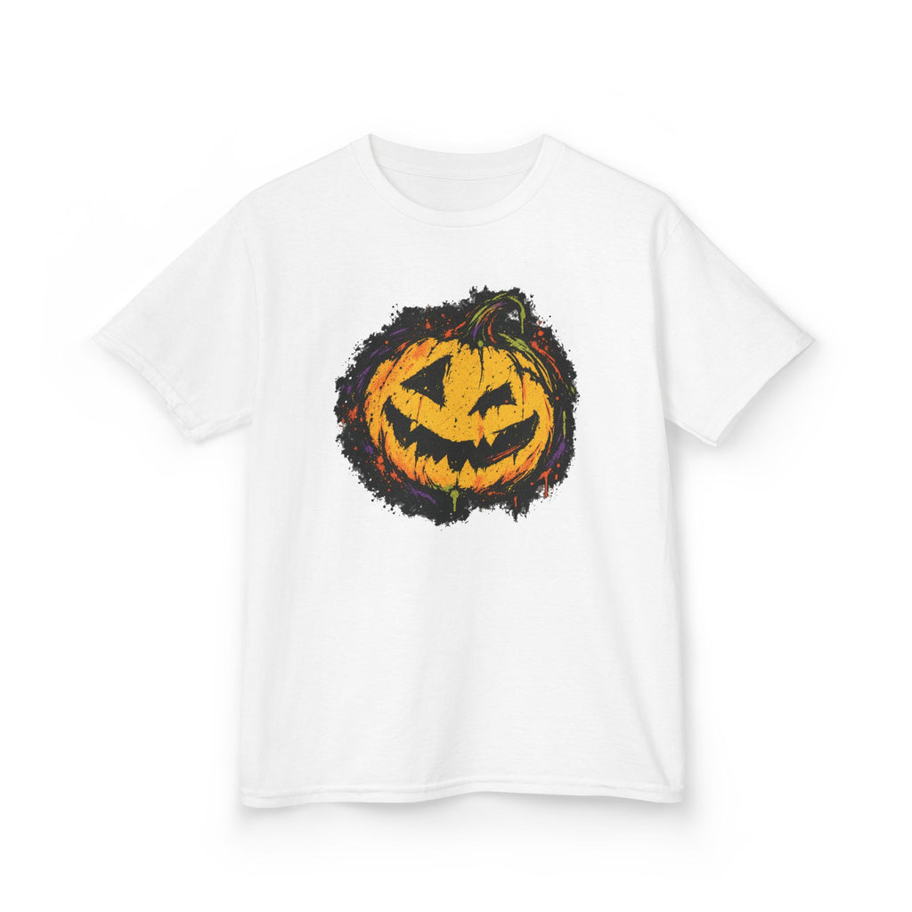 Kids Halloween Pumpkin T-Shirt — Spooky Jack-O'-Lantern Tee for Children