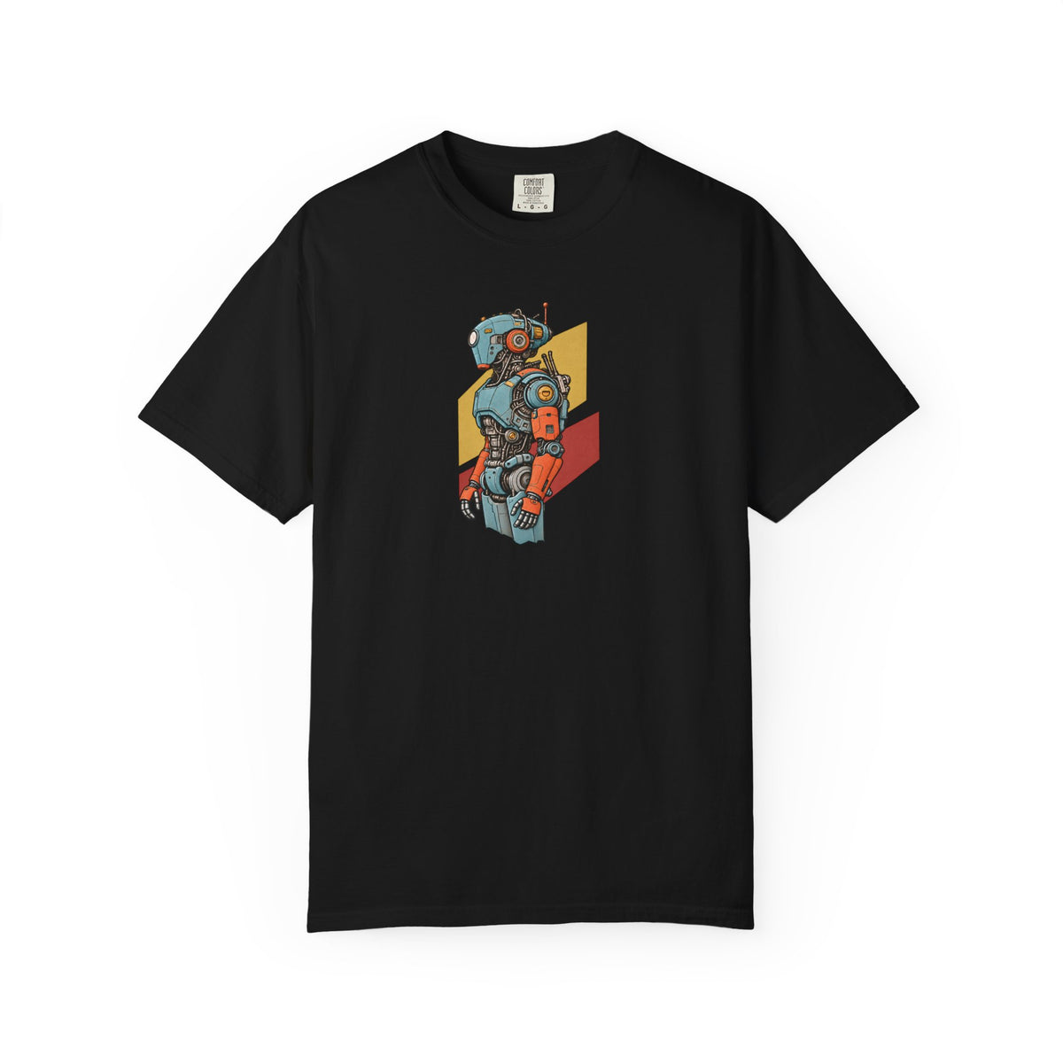 Retro Robot T-Shirt — Vintage Space Mech Graphic Tee