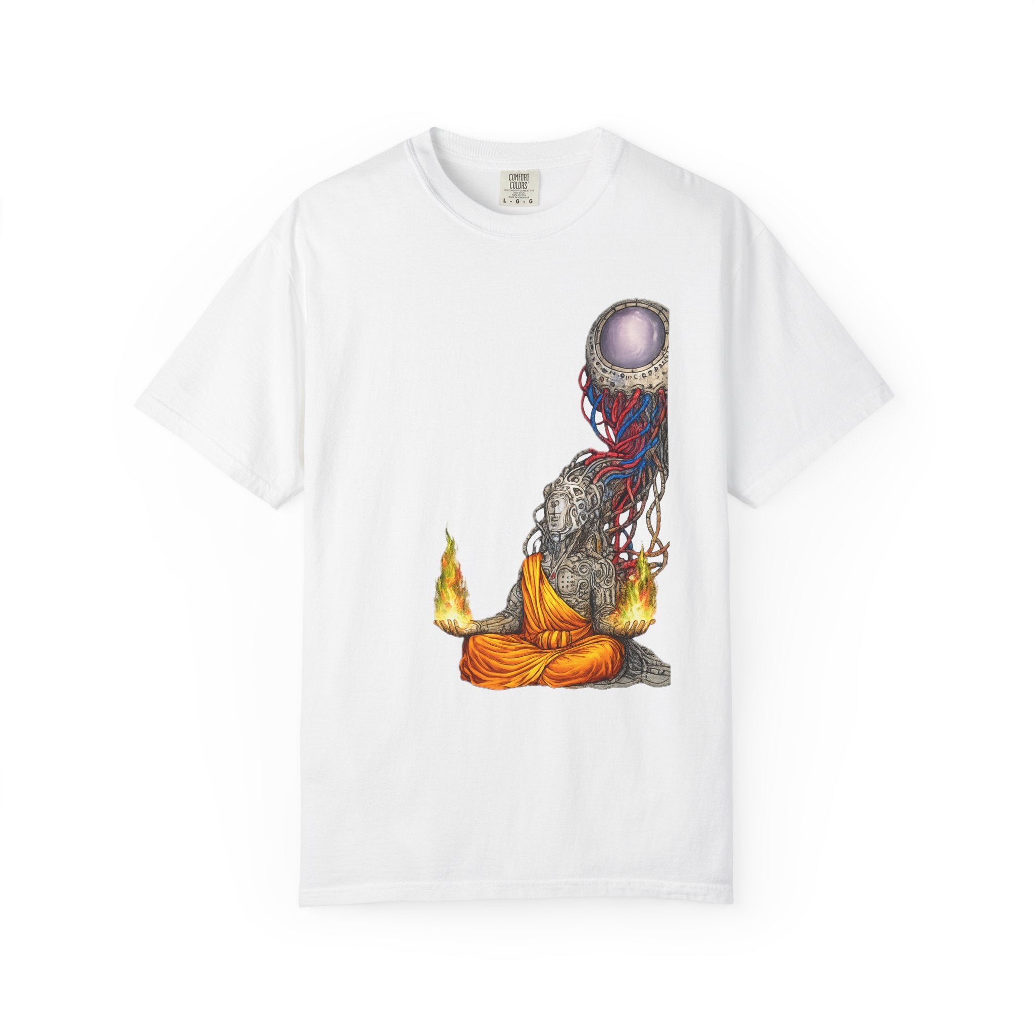 Meditative Buddha T-Shirt — Psychedelic Lotus Mind Graphic Tee