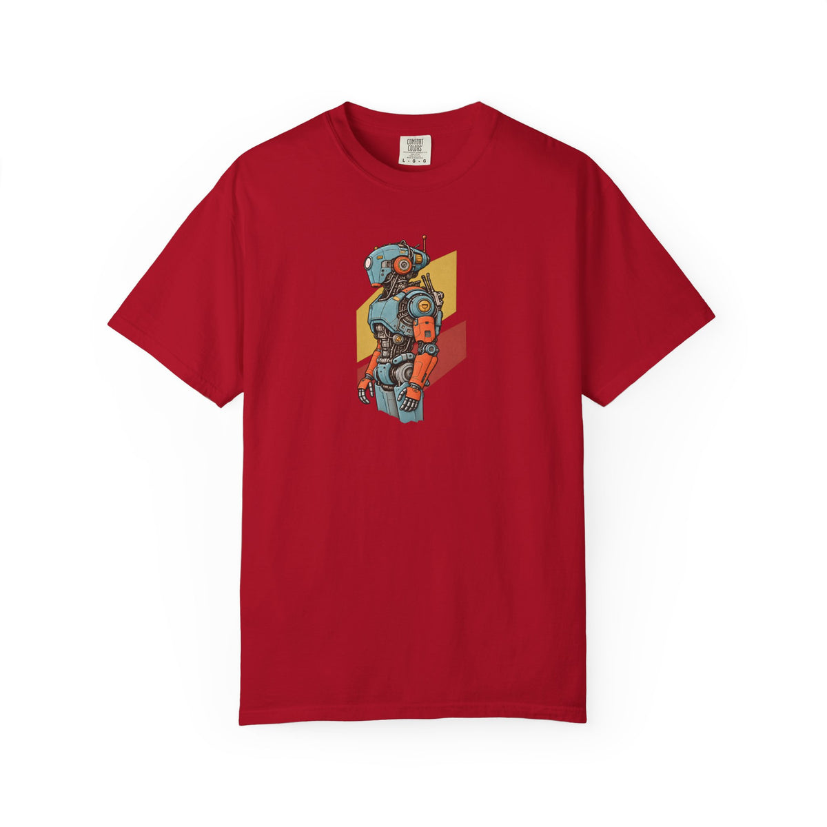 Retro Robot T-Shirt — Vintage Space Mech Graphic Tee