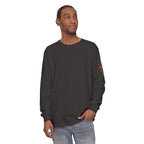 Unisex Garment-dyed Long Sleeve Halloween Biker-Wear T-Shirt