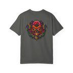 Demonic Bat Key T-Shirt — Gothic Skull Back Graphic Tee