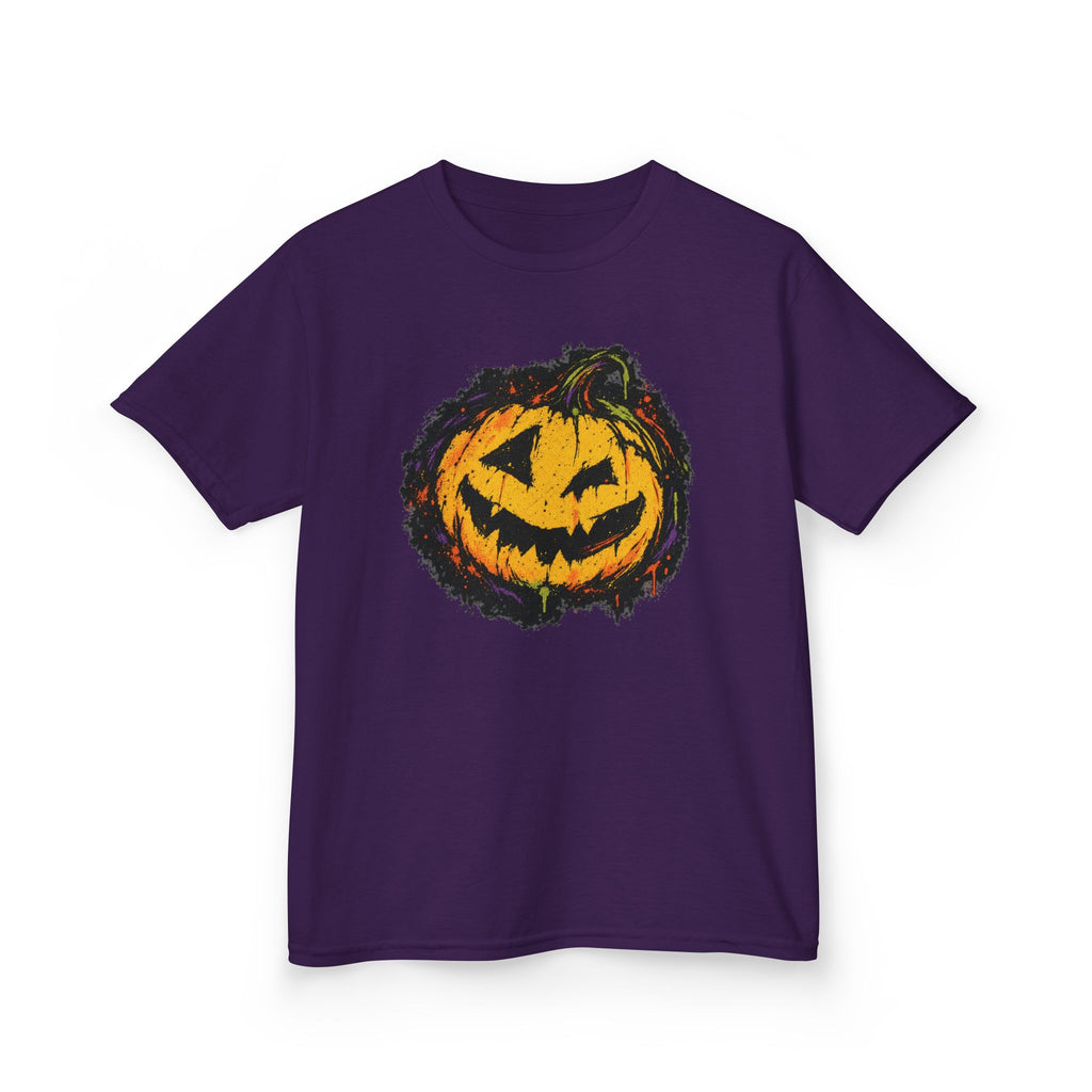 Kids Halloween Pumpkin T-Shirt — Spooky Jack-O'-Lantern Tee for Children