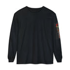 Unisex Garment-dyed Long Sleeve Halloween Biker-Wear T-Shirt
