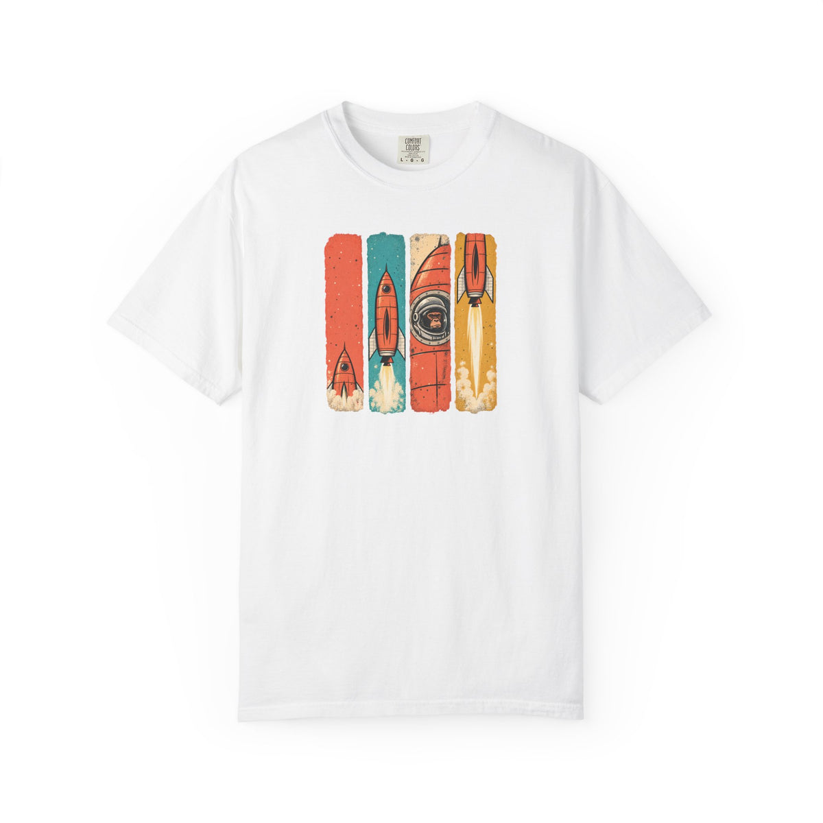 Space Monkey Rocket Ride Graphic Tee
