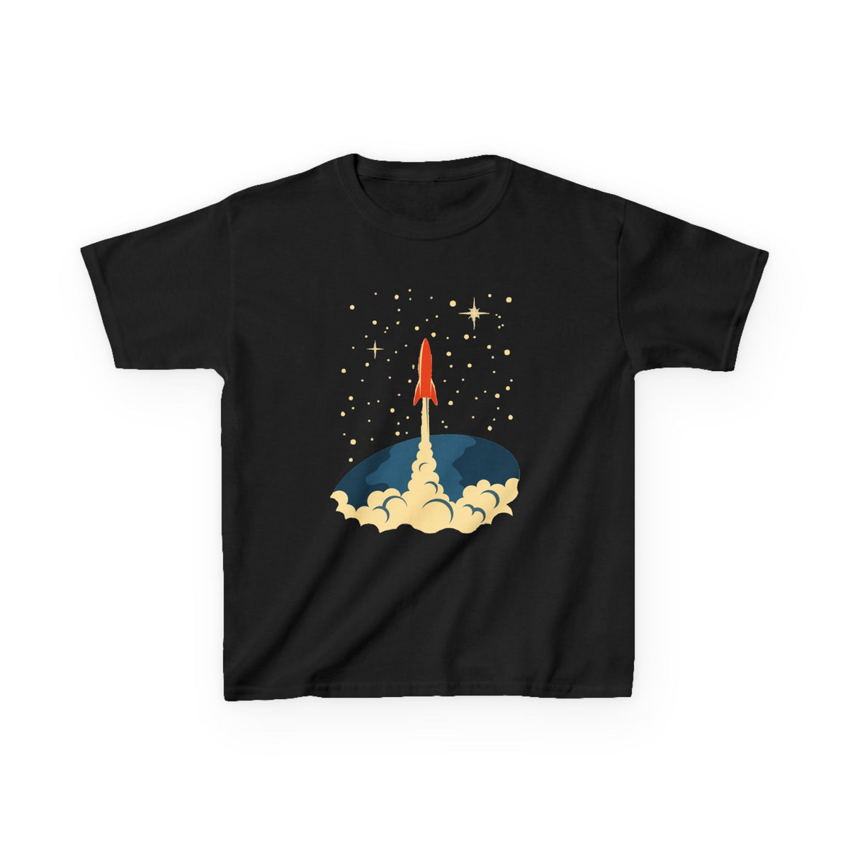 Kids Rocket Launch T-Shirt — Space Adventure Tee for Children