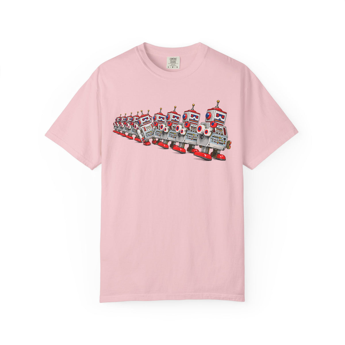 Retro Robot Lineup T-Shirt
