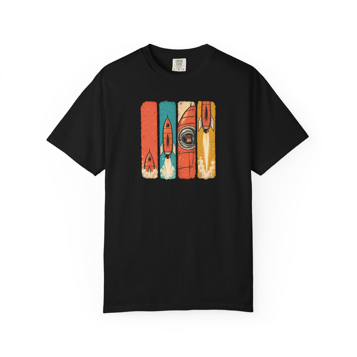 Space Monkey Rocket Ride Graphic Tee