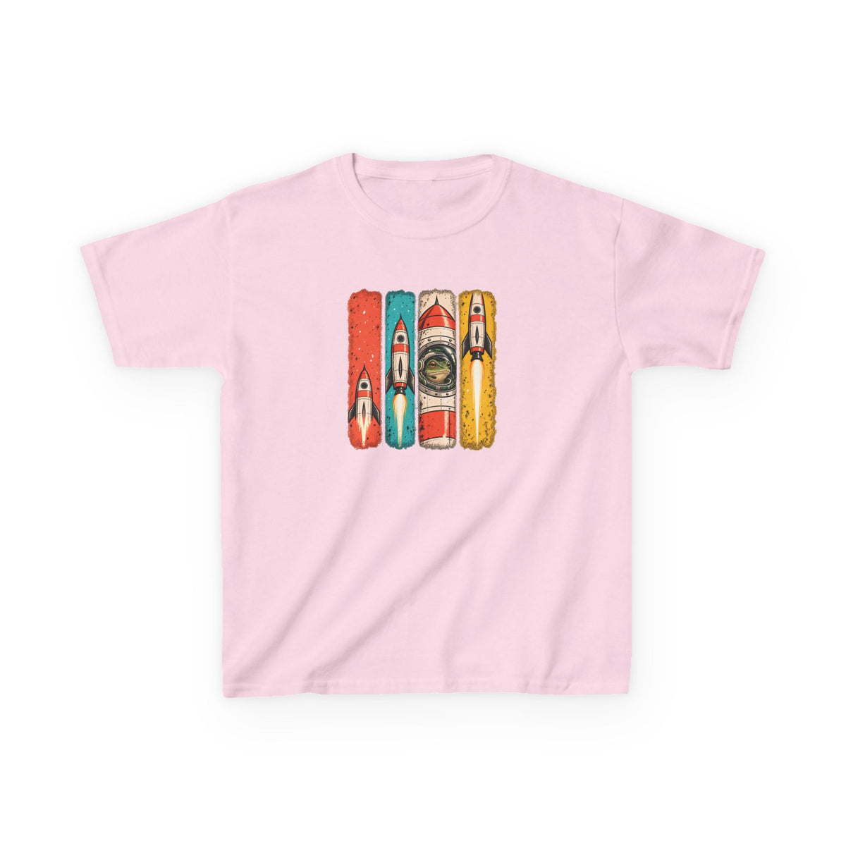 Kids Space Frog Retro Graphic Tee