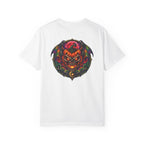 Demonic Bat Key T-Shirt — Gothic Skull Back Graphic Tee