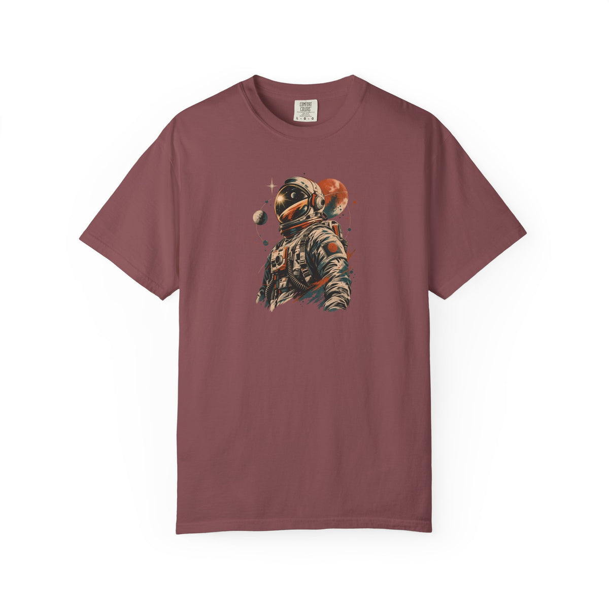 Astronaut Space Graphic T-Shirt — Vintage Planet Explorer Tee