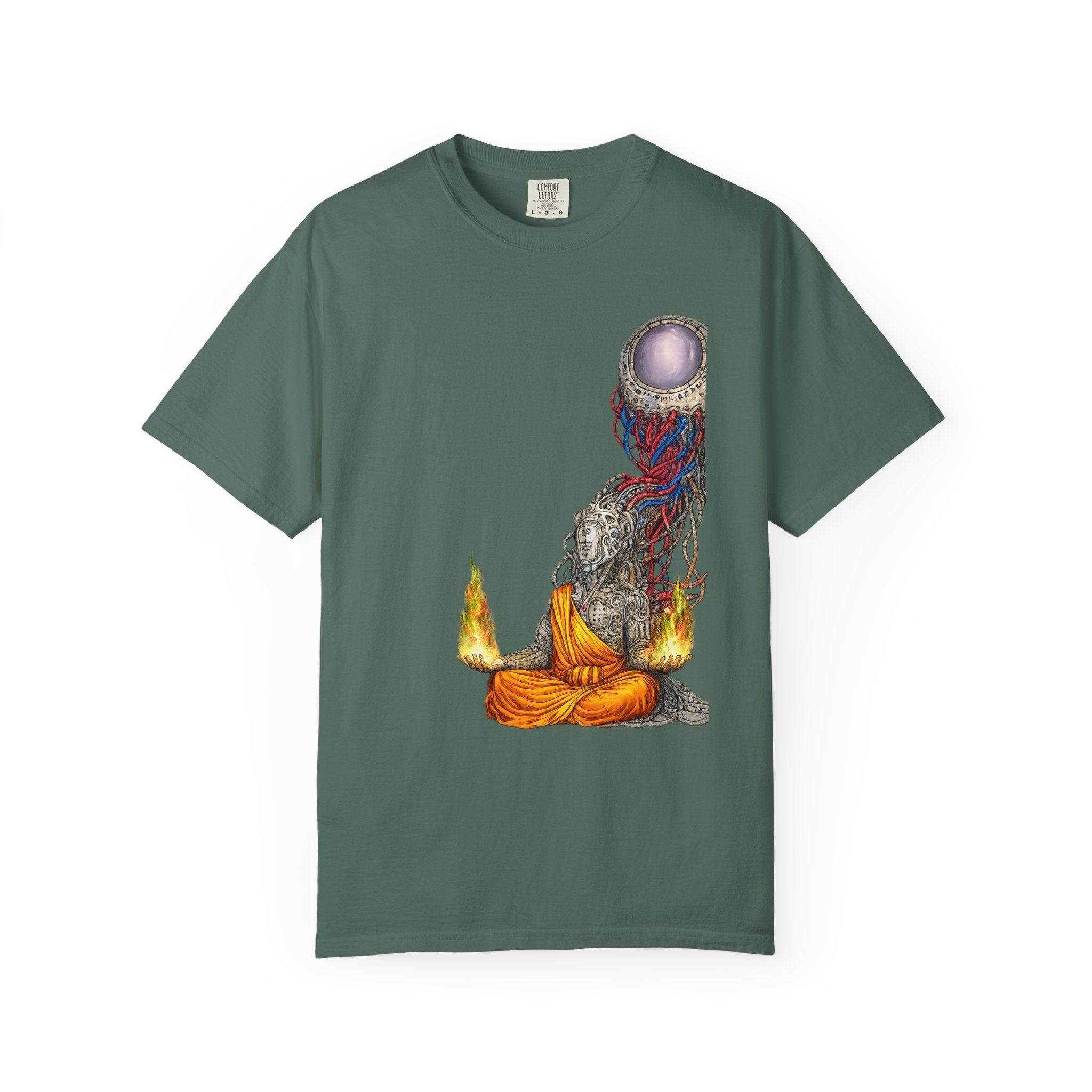 Meditative Buddha T-Shirt — Psychedelic Lotus Mind Graphic Tee