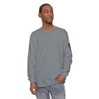 Unisex Garment-dyed Long Sleeve Halloween Biker-Wear T-Shirt