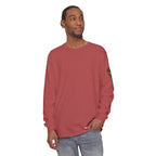 Unisex Garment-dyed Long Sleeve Halloween Biker-Wear T-Shirt
