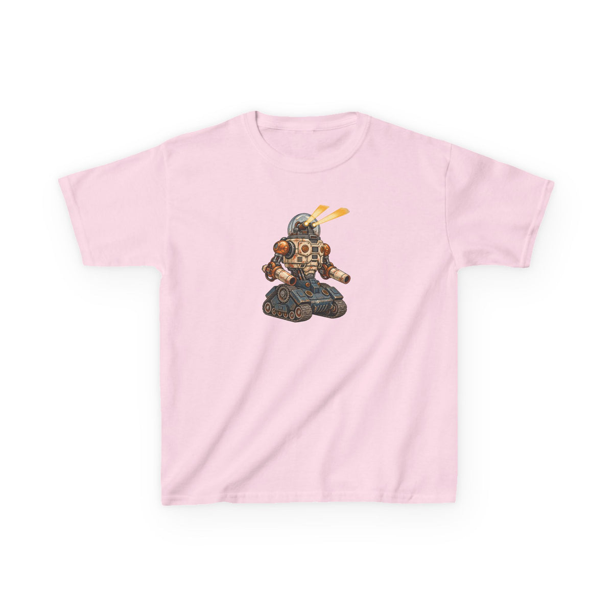 Kids Astronaut Robot Tee — Retro Space Diver Graphic T-Shirt