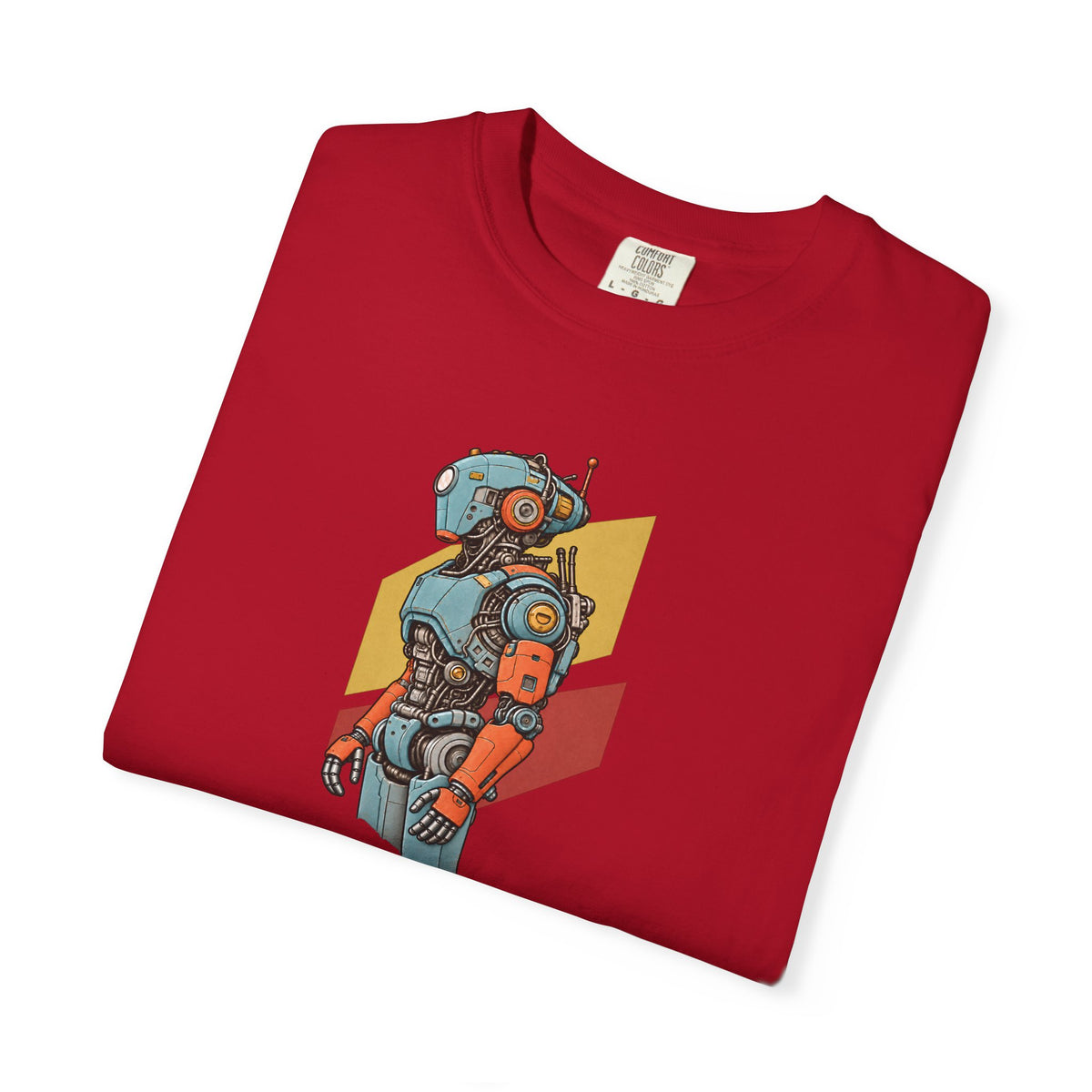 Retro Robot T-Shirt — Vintage Space Mech Graphic Tee