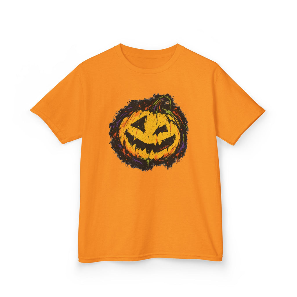 Kids Halloween Pumpkin T-Shirt — Spooky Jack-O'-Lantern Tee for Children