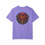 Demonic Bat Key T-Shirt — Gothic Skull Back Graphic Tee