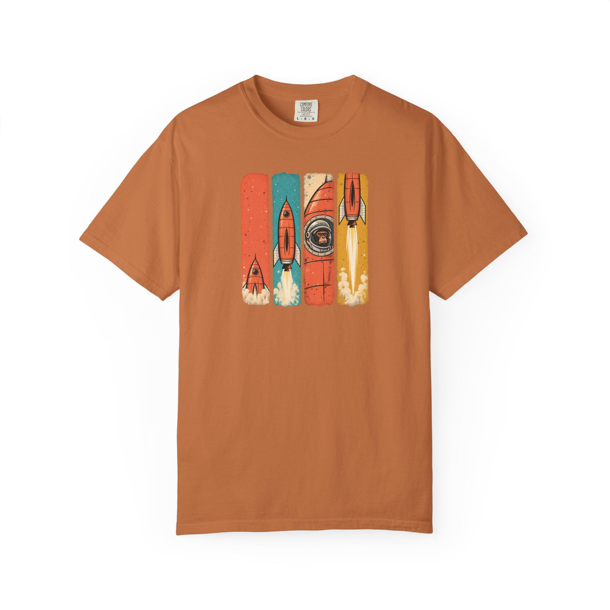 Space Monkey Rocket Ride Graphic Tee