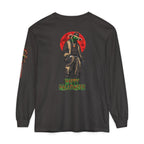 Unisex Garment-dyed Long Sleeve Halloween Biker-Wear T-Shirt