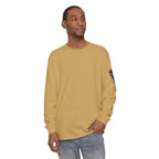 Unisex Garment-dyed Long Sleeve Halloween Biker-Wear T-Shirt