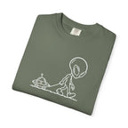Alien Sketch T-Shirt — Minimal UFO Graphic Tee