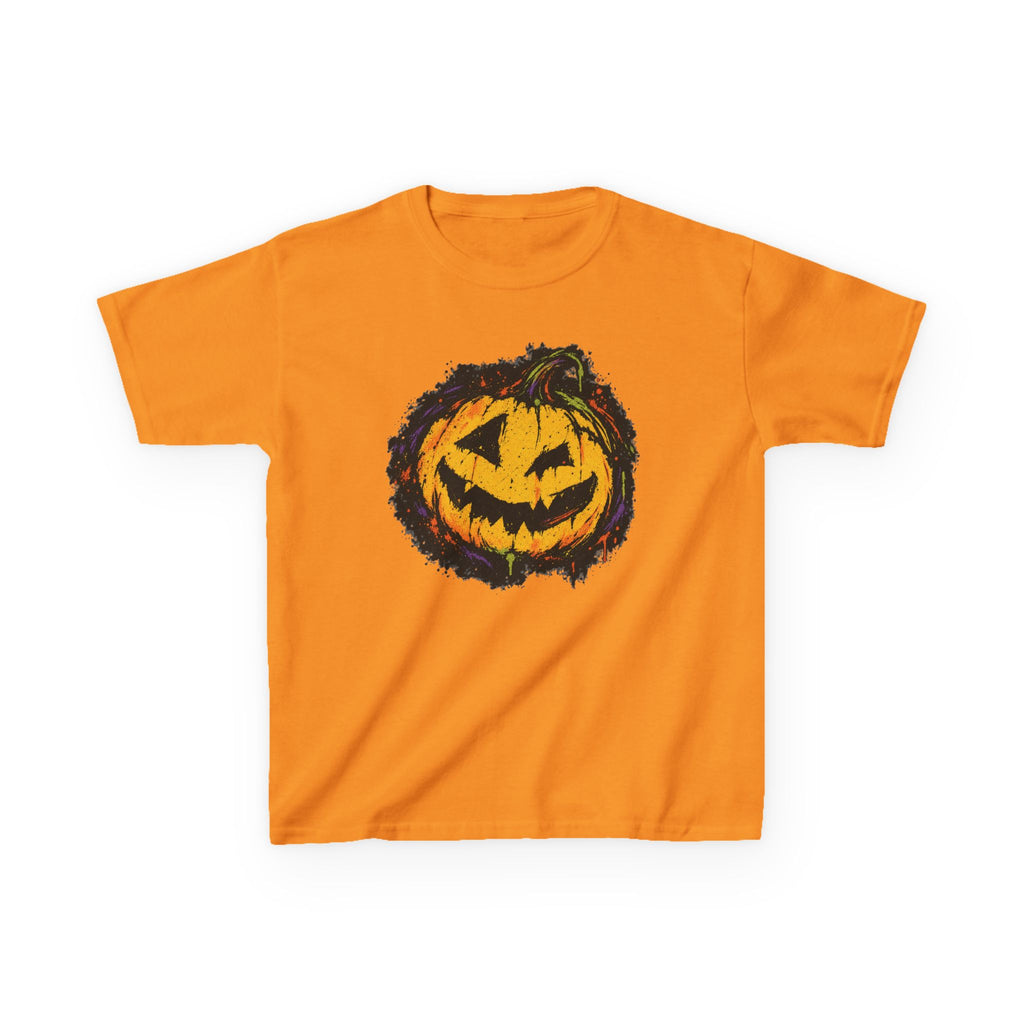 Kids Halloween Pumpkin T-Shirt — Spooky Jack-O'-Lantern Tee for Children