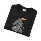 Robot Tank Graphic T-Shirt — Retro Mech Design with Laser Eyes