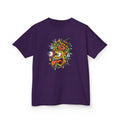 Kids T-Shirt — Colorful Cartoon Monster Face Graphic