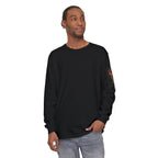Unisex Garment-dyed Long Sleeve Halloween Biker-Wear T-Shirt