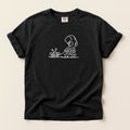 Octopus & Crab Line Art T-Shirt — Cute Minimal Marine Graphic Tee