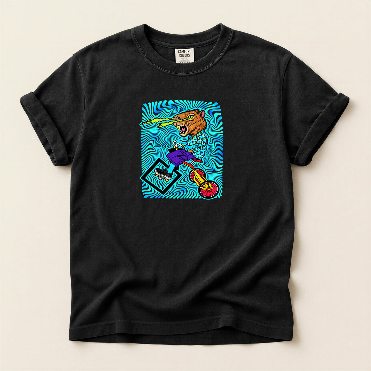 Crazy Capybara Graphic T-Shirt