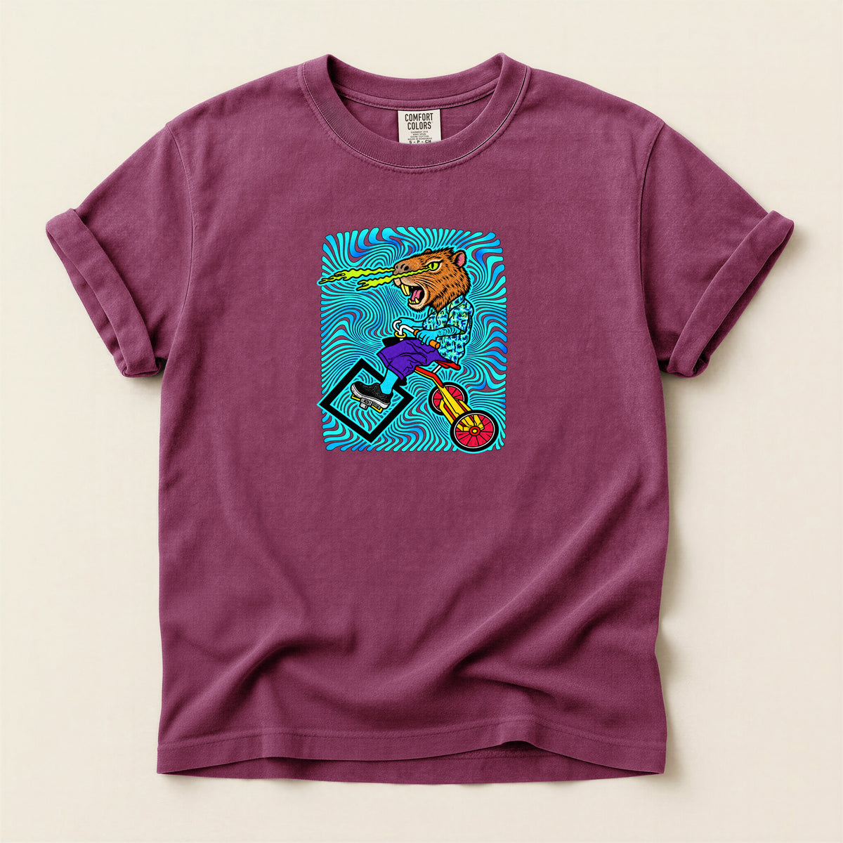 Crazy Capybara Graphic T-Shirt