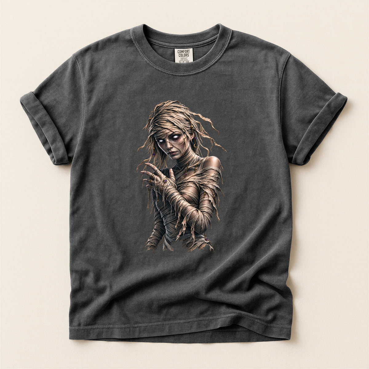 Mummy Girl Halloween Tee