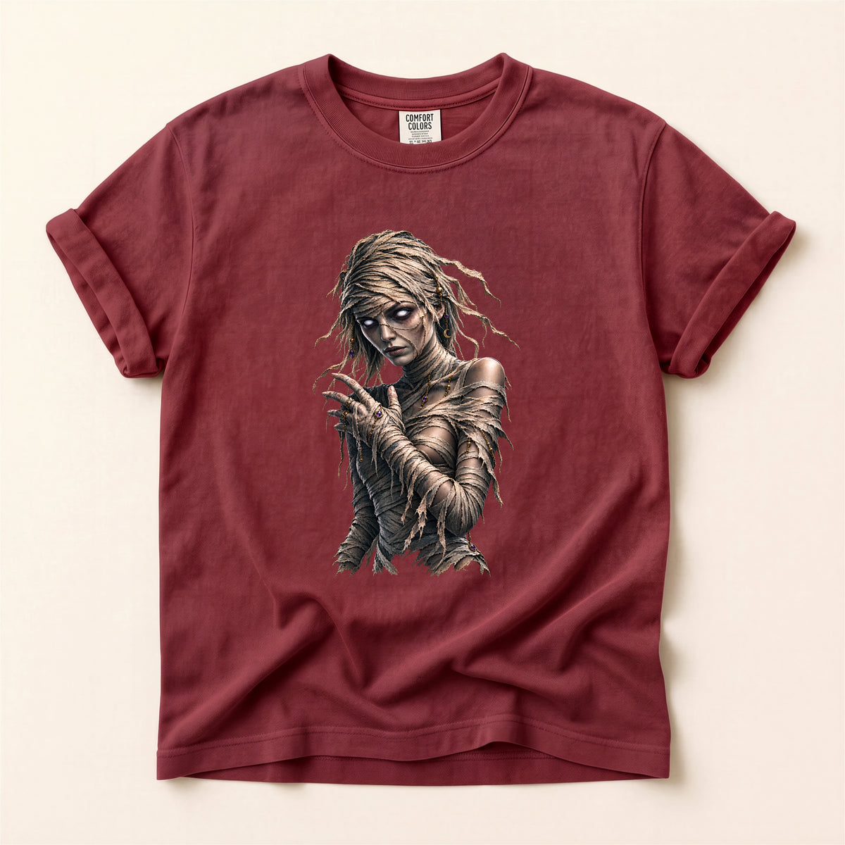 Mummy Girl Halloween Tee