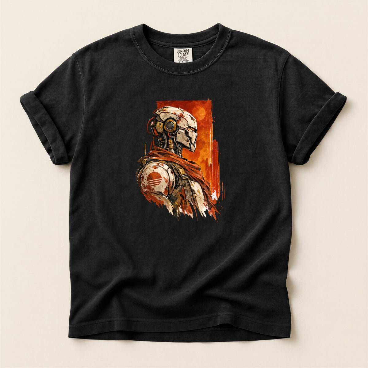 Unisex Garment-Dyed Robot T-shirt