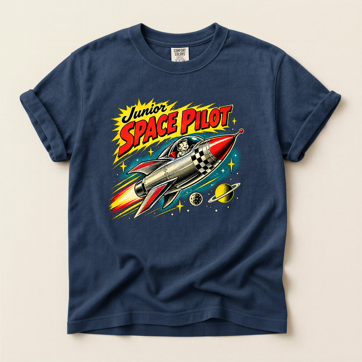 Junior Space Pilot Rocket T-Shirt