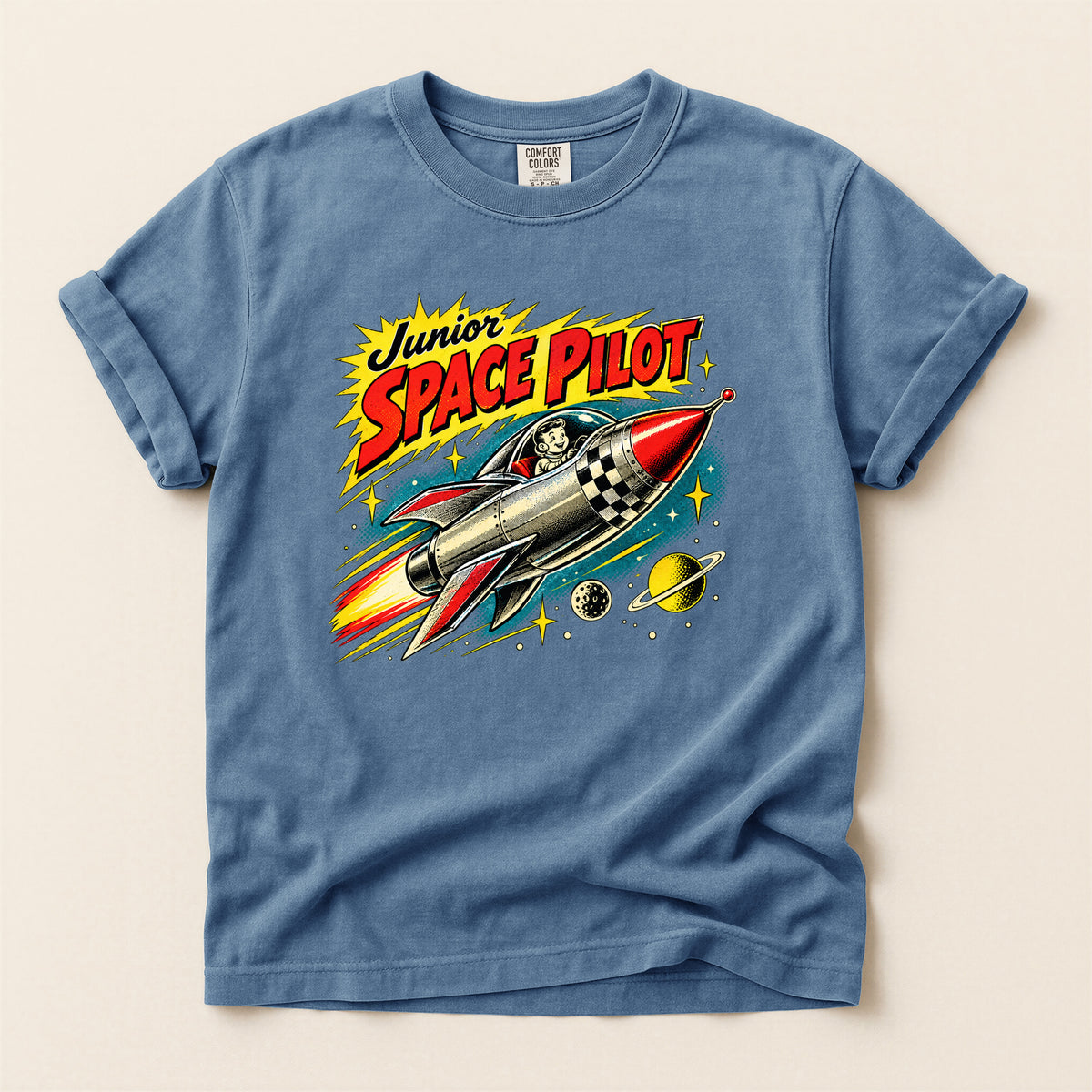 Junior Space Pilot Rocket T-Shirt