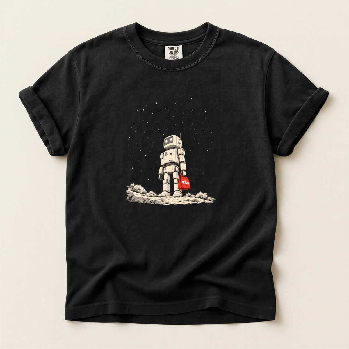 Astronaut Moon Landing T-Shirt – Space Explorer Graphic Tee