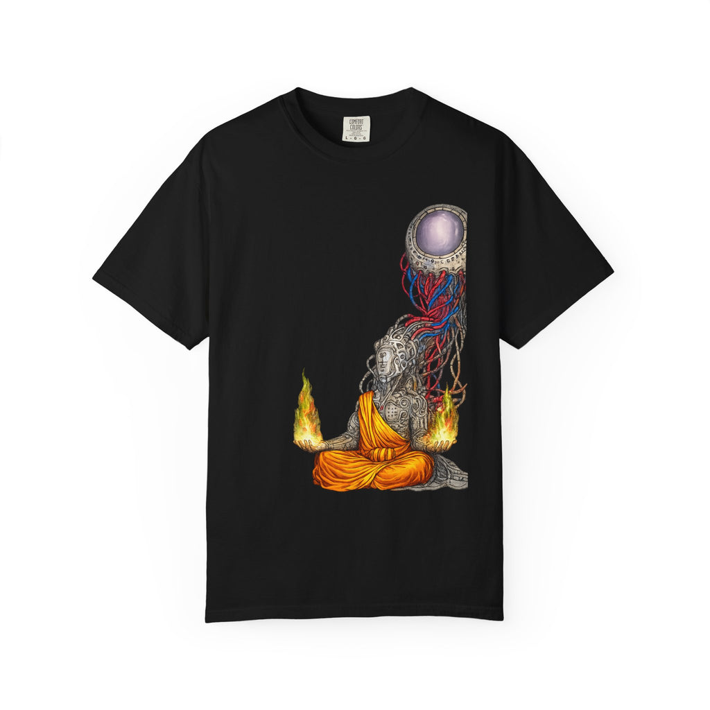 Meditative Buddha T-Shirt — Psychedelic Lotus Mind Graphic Tee