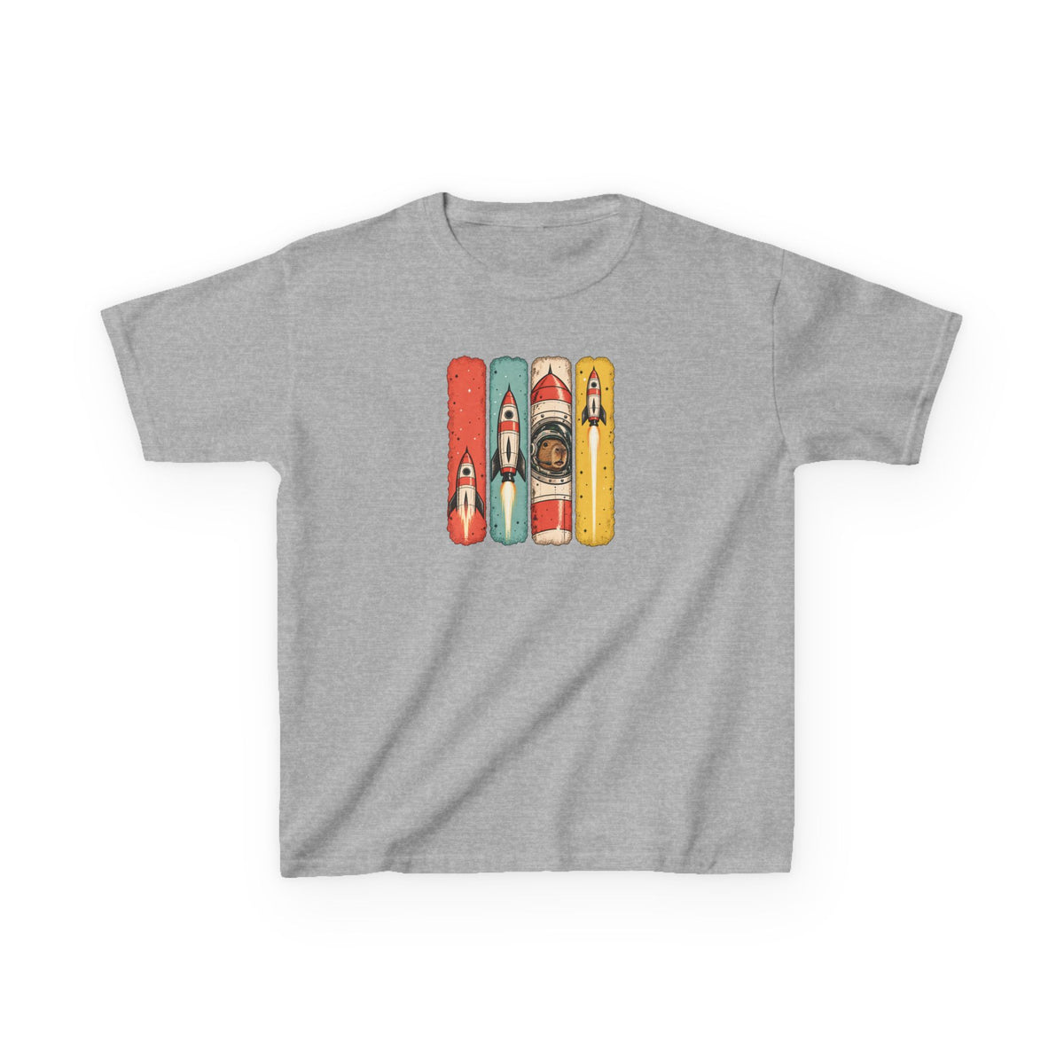 Kids Surfboard Graphic Tee — Vintage Surf Skateboard Design