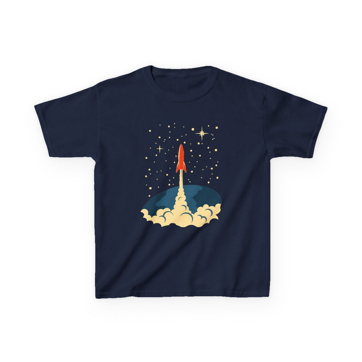 Kids Rocket Launch T-Shirt — Space Adventure Tee for Children