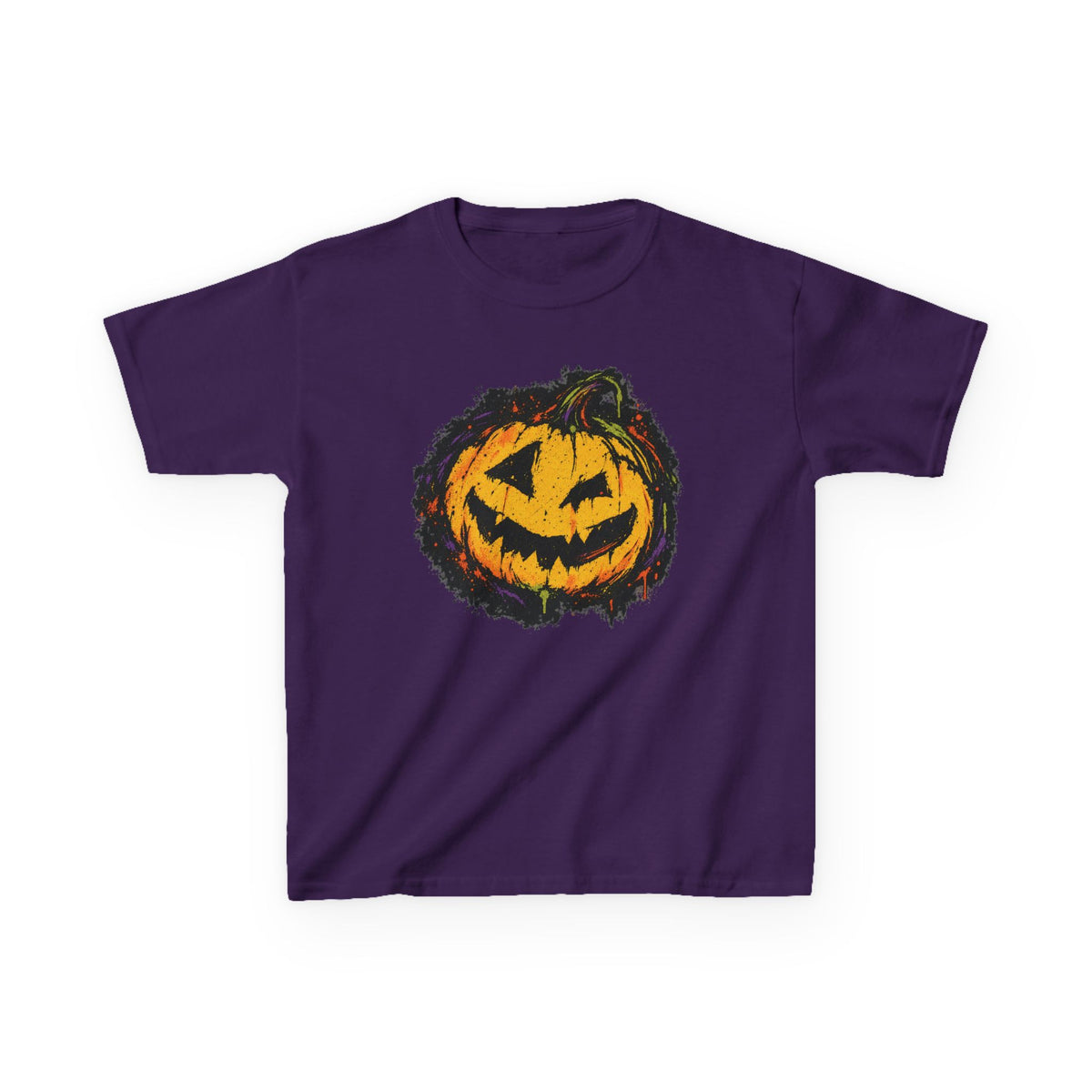 Kids Halloween Pumpkin T-Shirt — Spooky Jack-O'-Lantern Tee for Children