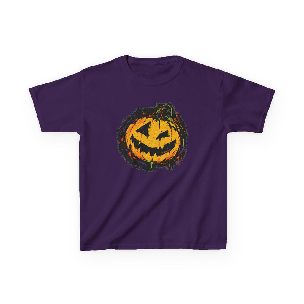 Kids Halloween Pumpkin T-Shirt — Spooky Jack-O'-Lantern Tee for Children