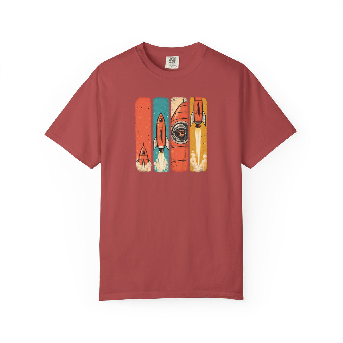 Space Monkey Rocket Ride Graphic Tee