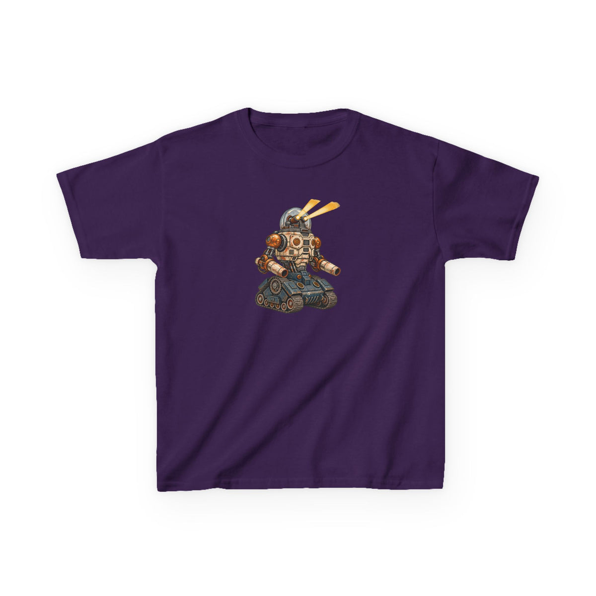 Kids Astronaut Robot Tee — Retro Space Diver Graphic T-Shirt