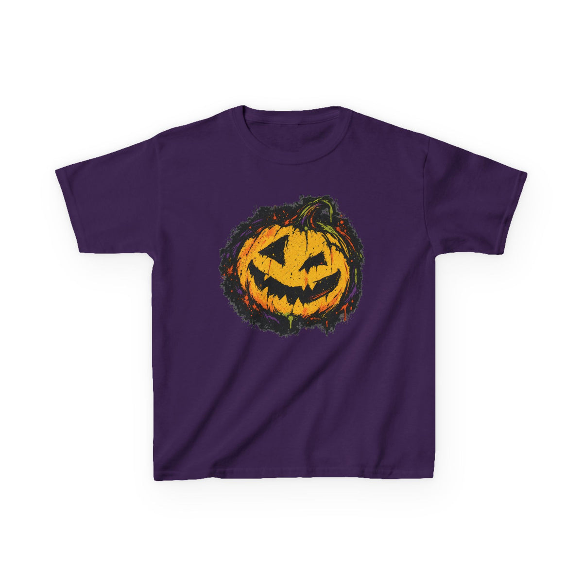Kids Halloween Pumpkin T-Shirt — Spooky Jack-O'-Lantern Tee for Children