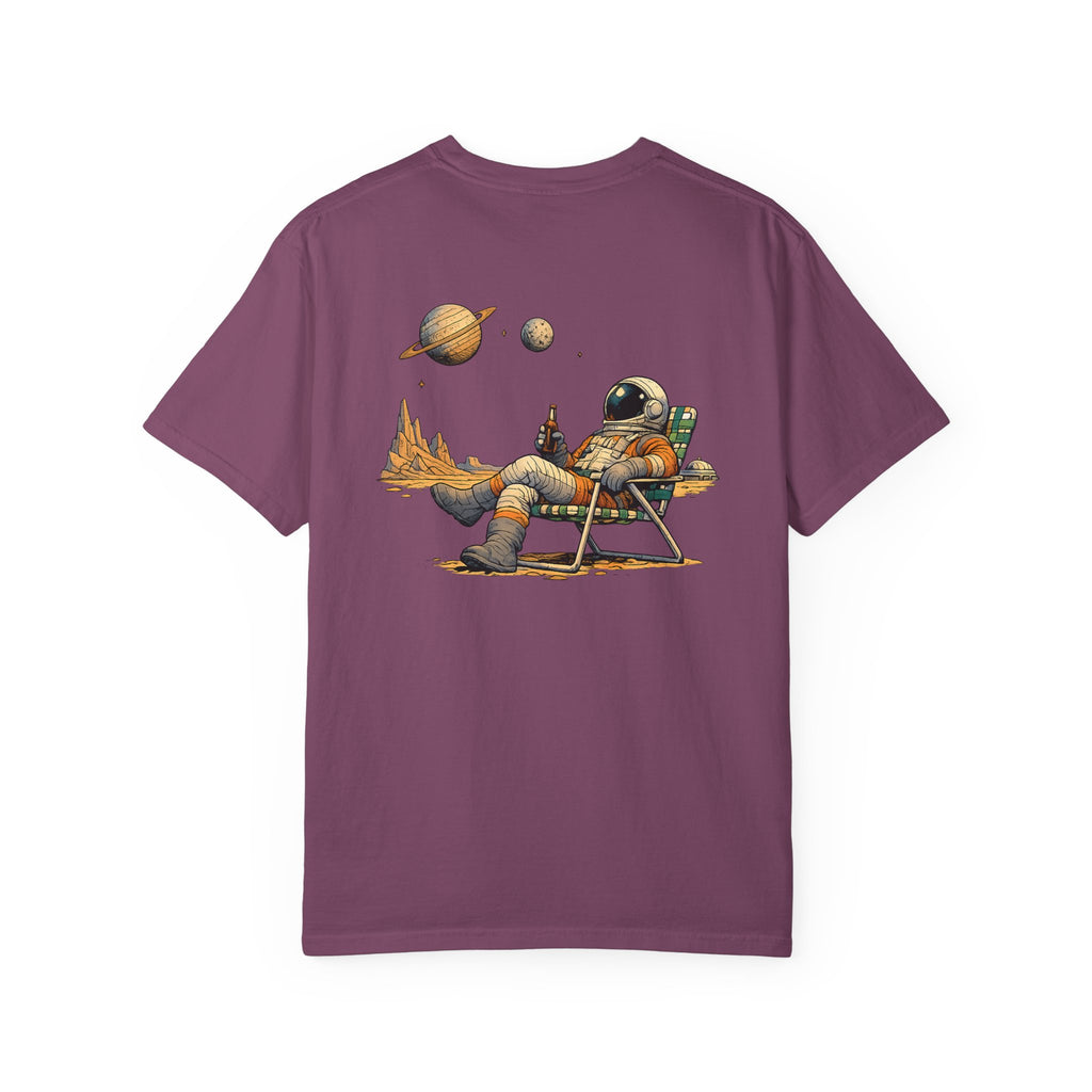Astronaut Relaxing Tee — Space Lounge Graphic T-Shirt